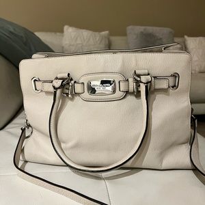Ivory colored Michael Kors bag